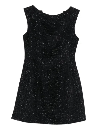 Maje Sleeveless A-line Dress In Black