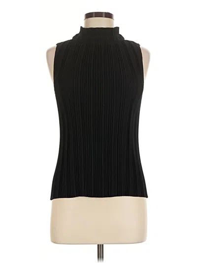 Pre-owned Maje Sleeveless Blouse In Black