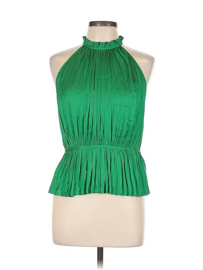 Pre-owned Maje Sleeveless Blouse In Green