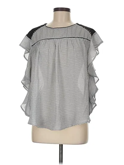 Pre-owned Maje Sleeveless Blouse In Silver