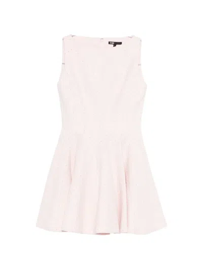 Maje Sleeveless Mini Dress In Blue