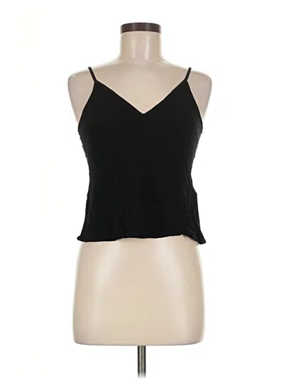 Pre-owned Maje Sleeveless Top Black Halter Neckline Tops
