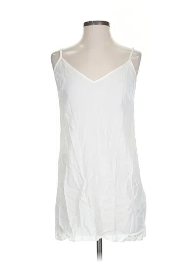 Pre-owned Maje Sleeveless Top White Scoop Neck Tops