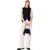 Maje Long Sleeveless Tweed Jacket