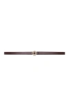 Maje Ceinture Fine Clover In Brown