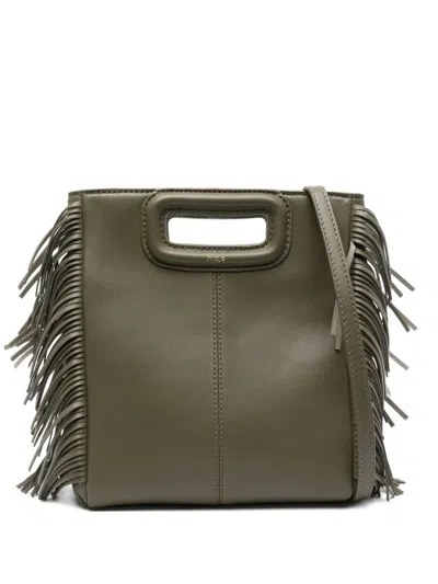 Maje Kleine M Tote Bag In Green
