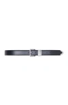 Maje Womens Black Smooth Leather Buckle Belt In Black