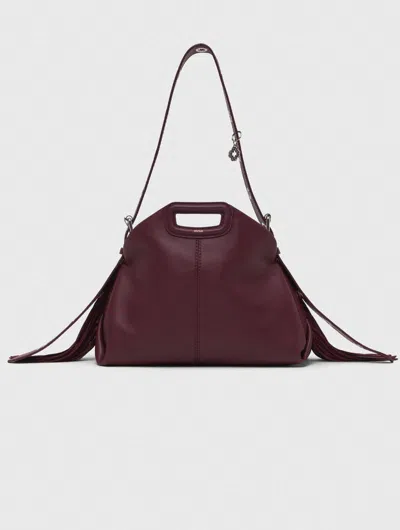 Maje Sac Miss M En Cuir Lisse