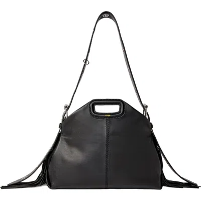 MAJE MAJE SMOOTH LEATHER MISS M BAG