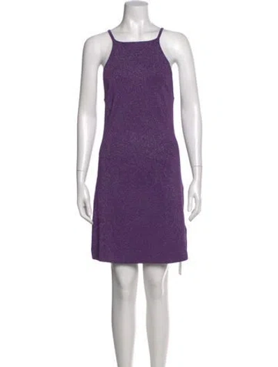 Pre-owned Maje Square Neckline Mini Dress W/ Tags
