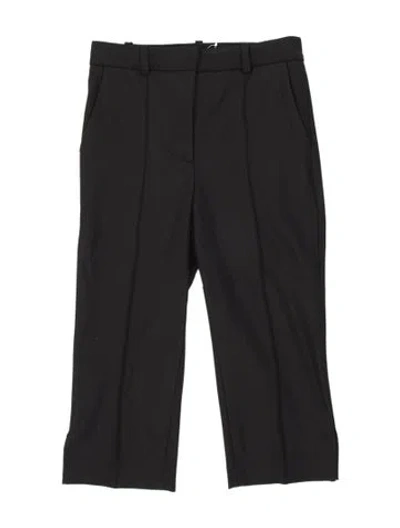 Pre-owned Maje Straight Leg Pants In Black