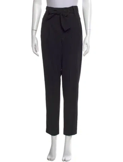 Pre-owned Maje Straight Leg Pants In Gray