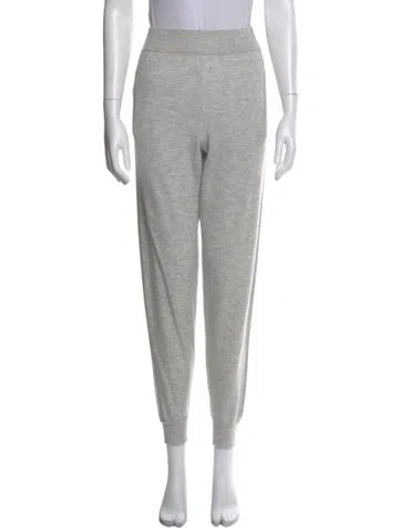 Pre-owned Maje Straight Leg Pants In Gray