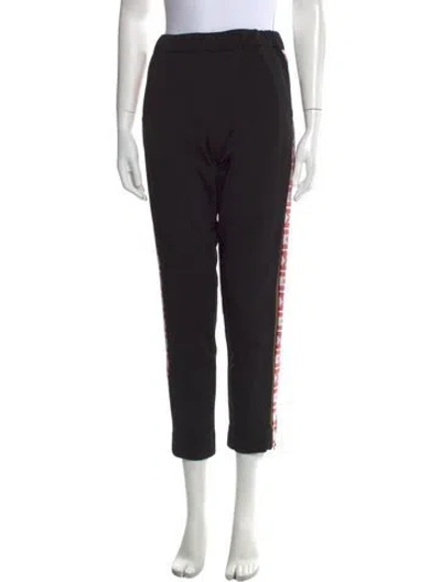 Pre-owned Maje Straight Leg Pants In Multi
