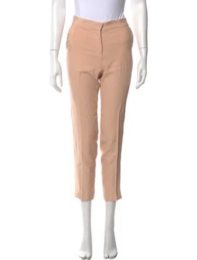 Pre-owned Maje Straight Leg Pants In Neutrals