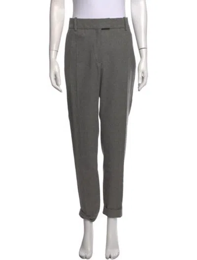 Pre-owned Maje Straight Leg Pants W/ Tags In Grey