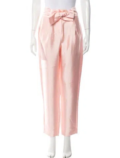 Pre-owned Maje Straight Leg Pants W/ Tags In Pink