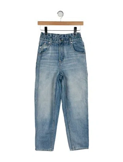 Pre-owned Maje Straight Leg Straight Leg Jeans In Blue