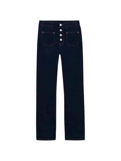Maje Straight-leg Jeans In Blue