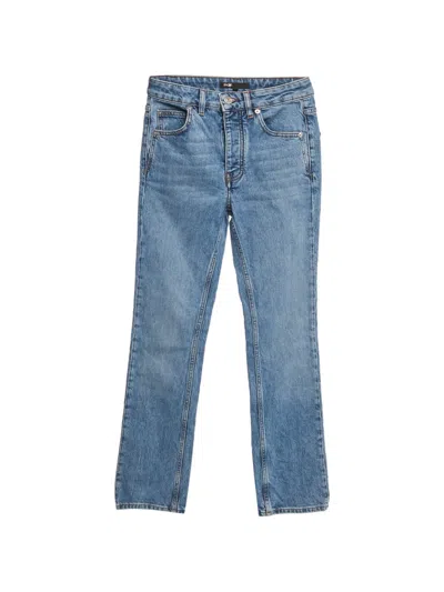 Pre-owned Maje Straight-leg Jeans In Blue