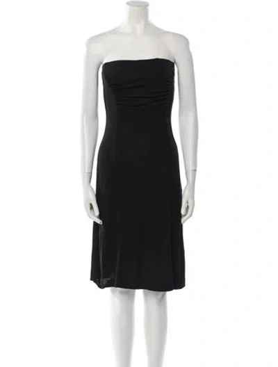 Pre-owned Maje Strapless Mini Dress In Multi