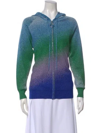 Pre-owned Maje Striped Crew Neck Sweater In Multi