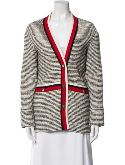 Pre-owned Maje Striped Jacket