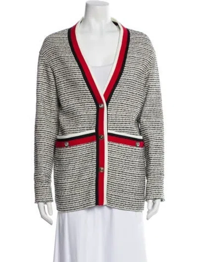 Pre-owned Maje Striped Jacket In Multi