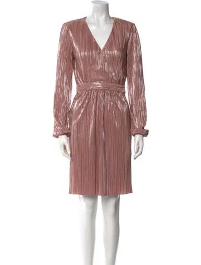 Pre-owned Maje Striped Knee-length Dress