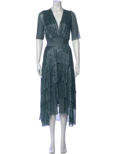Pre-owned Maje Striped Long Dress