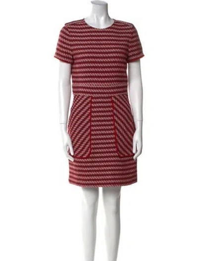 Pre-owned Maje Striped Mini Dress