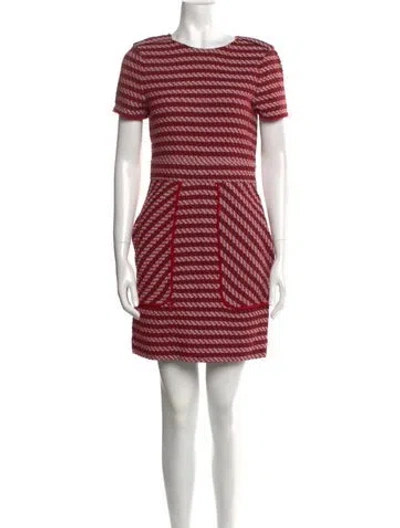 Pre-owned Maje Striped Mini Dress