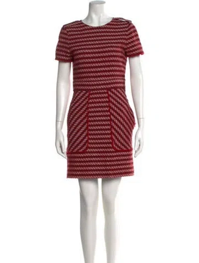 Pre-owned Maje Striped Mini Dress
