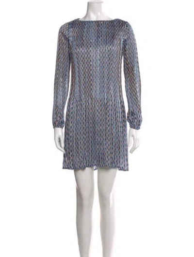 Pre-owned Maje Striped Mini Dress