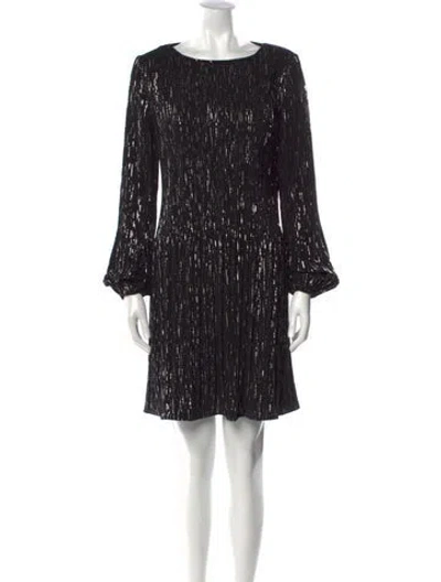 Pre-owned Maje Striped Mini Dress In Multi