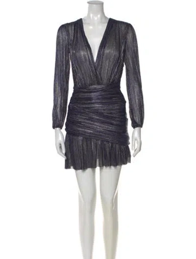 Pre-owned Maje Striped Mini Dress W/ Tags