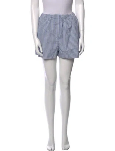 Pre-owned Maje Striped Mini Shorts In Multi