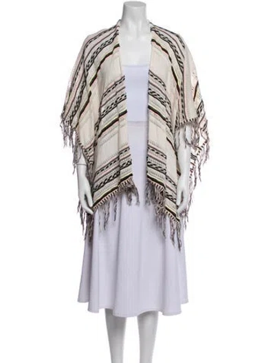 Pre-owned Maje Striped Shawl