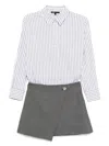 Maje Striped Shirt In White