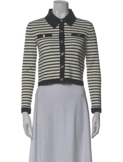 Pre-owned Maje Striped Sweater W/ Tags In Multi