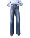 Maje Wide-leg Denim Jeans With Studs In Black