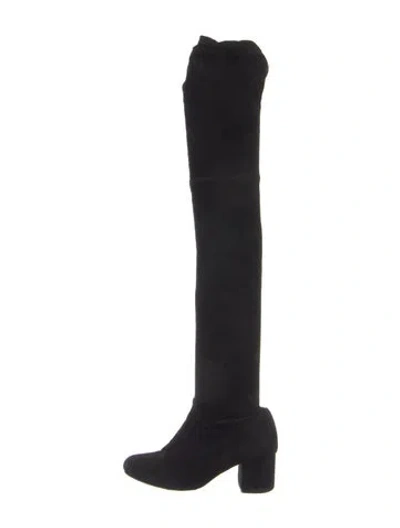 Pre-owned Maje Suede Boots In Blue