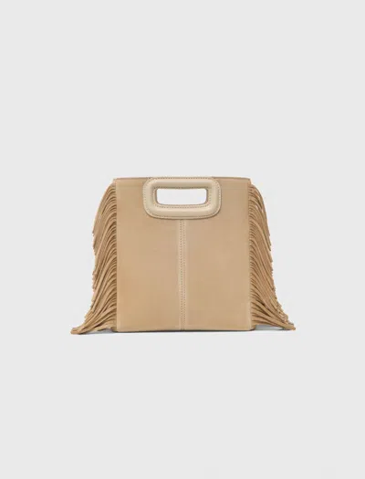 Maje Suede M Bag In Multi