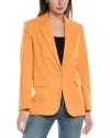 Maje Suit Blazer In Orange