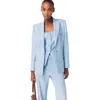 Maje Suit Jacket In Blue Sky