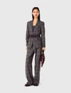 Maje Suit Jacket In Gray