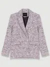 Maje Suit Jacket In Pink