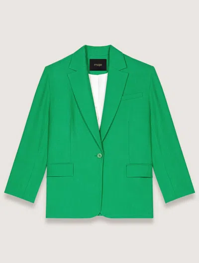 Maje Veste De Tailleur In Verts