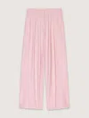 Maje Pivaldor Pleated Pants In Pink