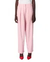 Maje Pivaldor Pleated Pants In Pink